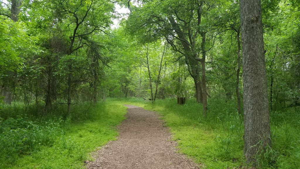 Elm Fork Nature Preserve Trail Entrance