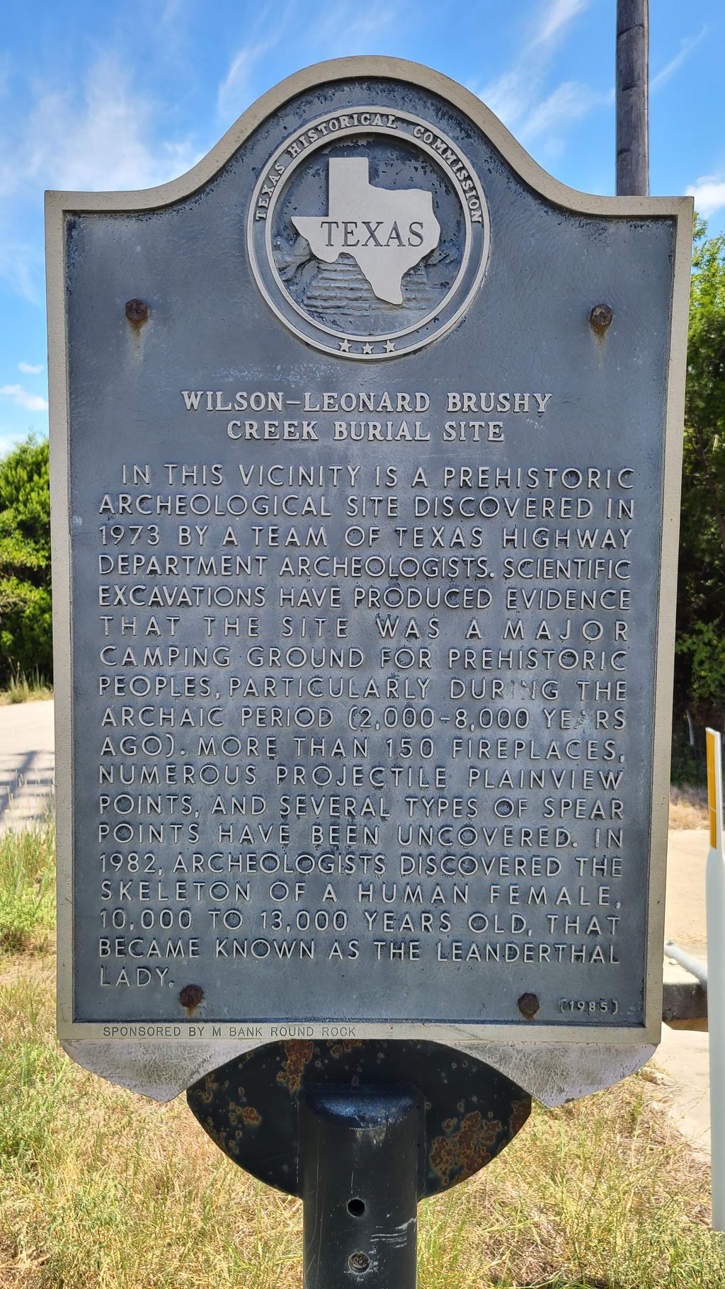Wilson-Leonard Brushy Creek Burial Site